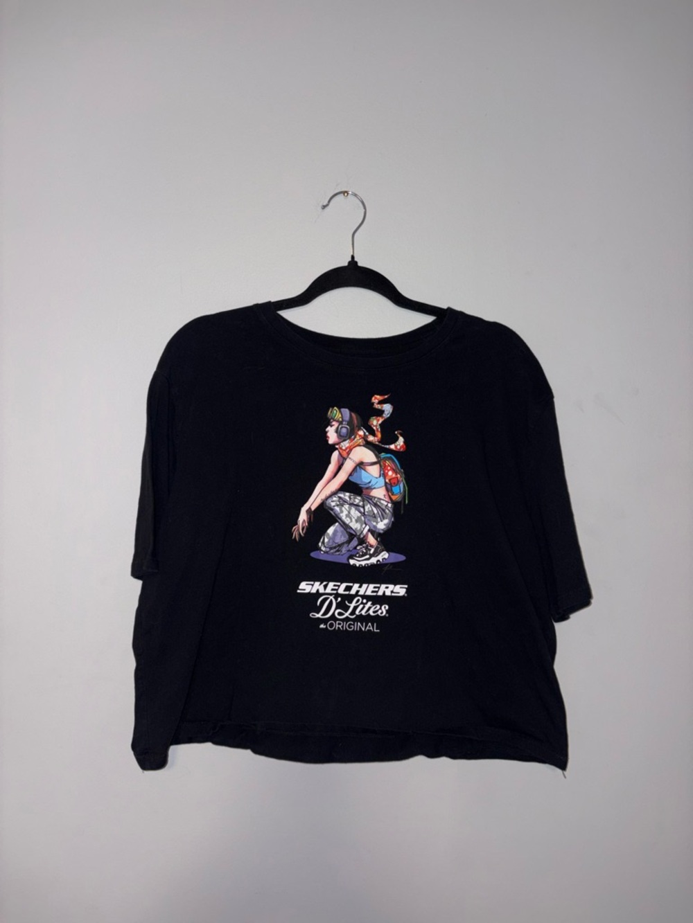 Skechers ~ Black Graphic T-Shirt